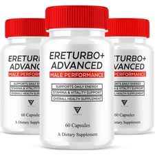 (3 Pack) Ereturbo Advanced Performance, Ereturbo Health Support (180 Capsules)
