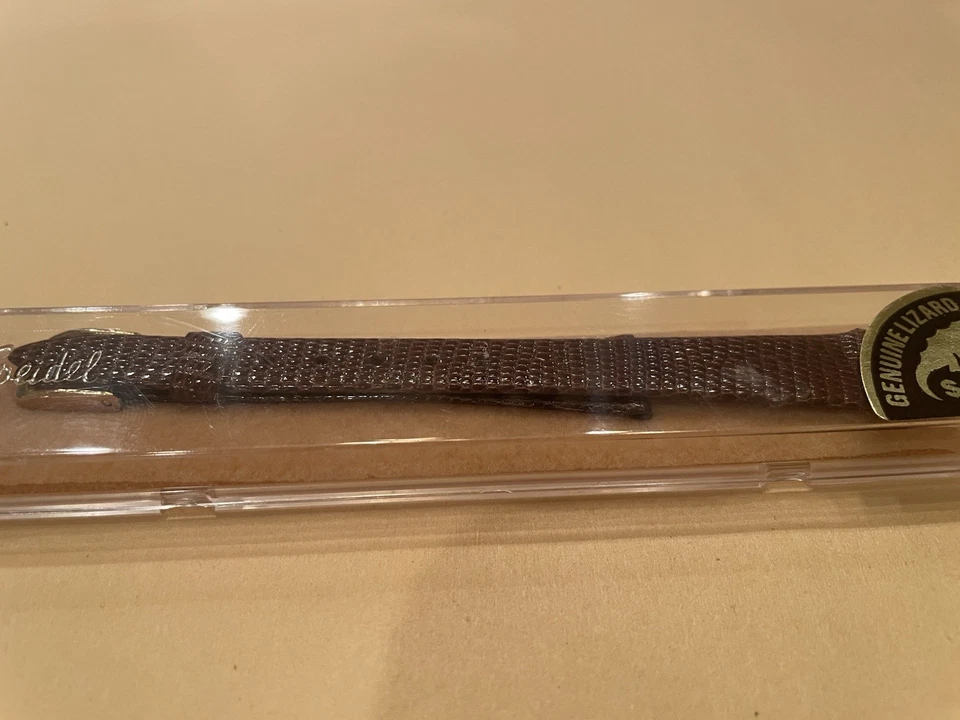 Speidel 13mm Gator Lizard Genuine Leather Watch Strap Band - Image 4 of 4