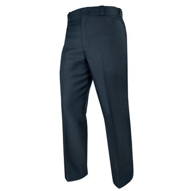 Elbeco Top Authority Trousers 100% Polyester, Unhemmed, Navy, Size: 30 Reg