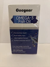 Googeer Omega-3 Fish Oil, For Heart, Brain, & Immune Health