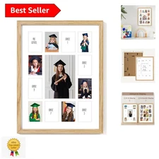 Elegant 12x16 School  Picture Frame in Solid Oak - Cherish Every Milestone