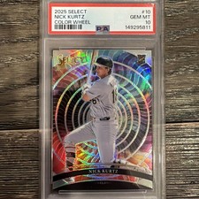 2025 Select Nick Kurtz Color Wheel #10 PSA 10 Case Hit
