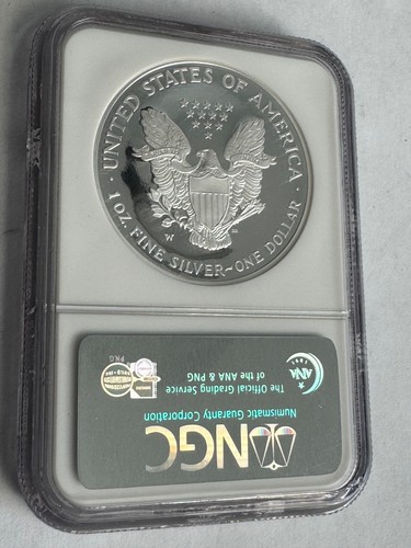 2005-W American Silver Eagle Proof NGC PF69 UCAM #014 - Picture 3 of 4