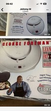 George Foreman Electric Grill Boxed new! White And Black Great Buy