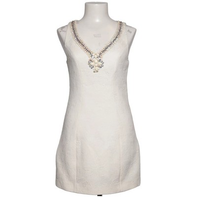 Forever New, Cocktailkleid, Größe: 36, Weiß, Baumwolle/Elasthan/Polyester #fkw