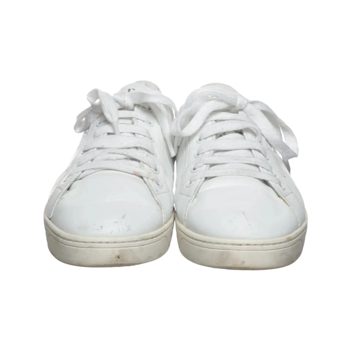 Prada, Sneaker, Größe: 39 1/2, Weiß, Damen #QSF