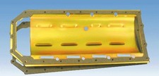 Milodon For Windage Tray - Louvered - Steel - Cadmium - Mopar Gen Iii Hemi - Milodon For Windage Tray - Louvered - Steel - Cadmium - Mopar Gen Iii Hemi -