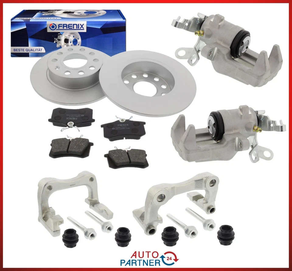 Kit D'Étrier De Frein Support Pour Audi A3 8P VW GOLF 5 6 SKODA Arrière 1KD 1KQ - Photo 1/1