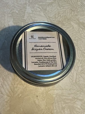 handmade diaper cream 2oz