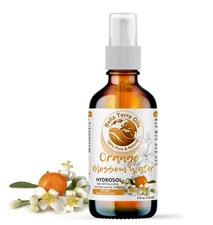 Pure Neroli Orange Water Hydrosol 100% Natural Skin Hair Face Aromatherapy Toner