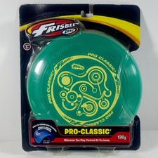 New Sealed Wham-O Pro Classic 130g Frisbee Flying Disc Teal Blue U-Flex 2014