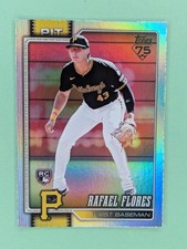 2026 TOPPS SERIES 2 BASEBALL RAFAEL FLORES RAINBOW FOIL PARALLEL ROOKIE CARD 623. rookie card picture