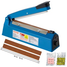 VEVOR 8" ABS Hand Impulse Heat Sealer Machine Poly Bag Sealing for Plastic Bags