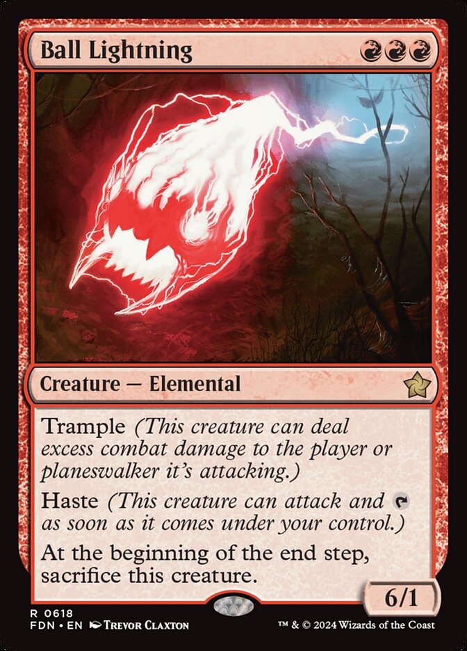 Ball Lightning 618 R FDN MTG NM