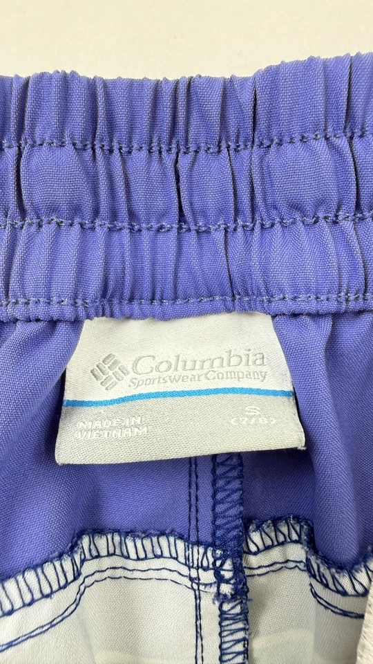 Columbia Pantalones Cortos de Natación Niños Pequeños Azul Rayas Boardshorts Forrados Poliéster Foto 2 de 4