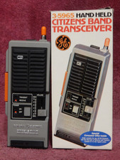 GE 3-5965 Hand Held CB Radio Transceiver Parts or Repair