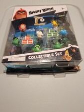 Commonwealth Rovio: Angry Birds Sealed Collectible Set Figurines w/Box Lot NIDSB