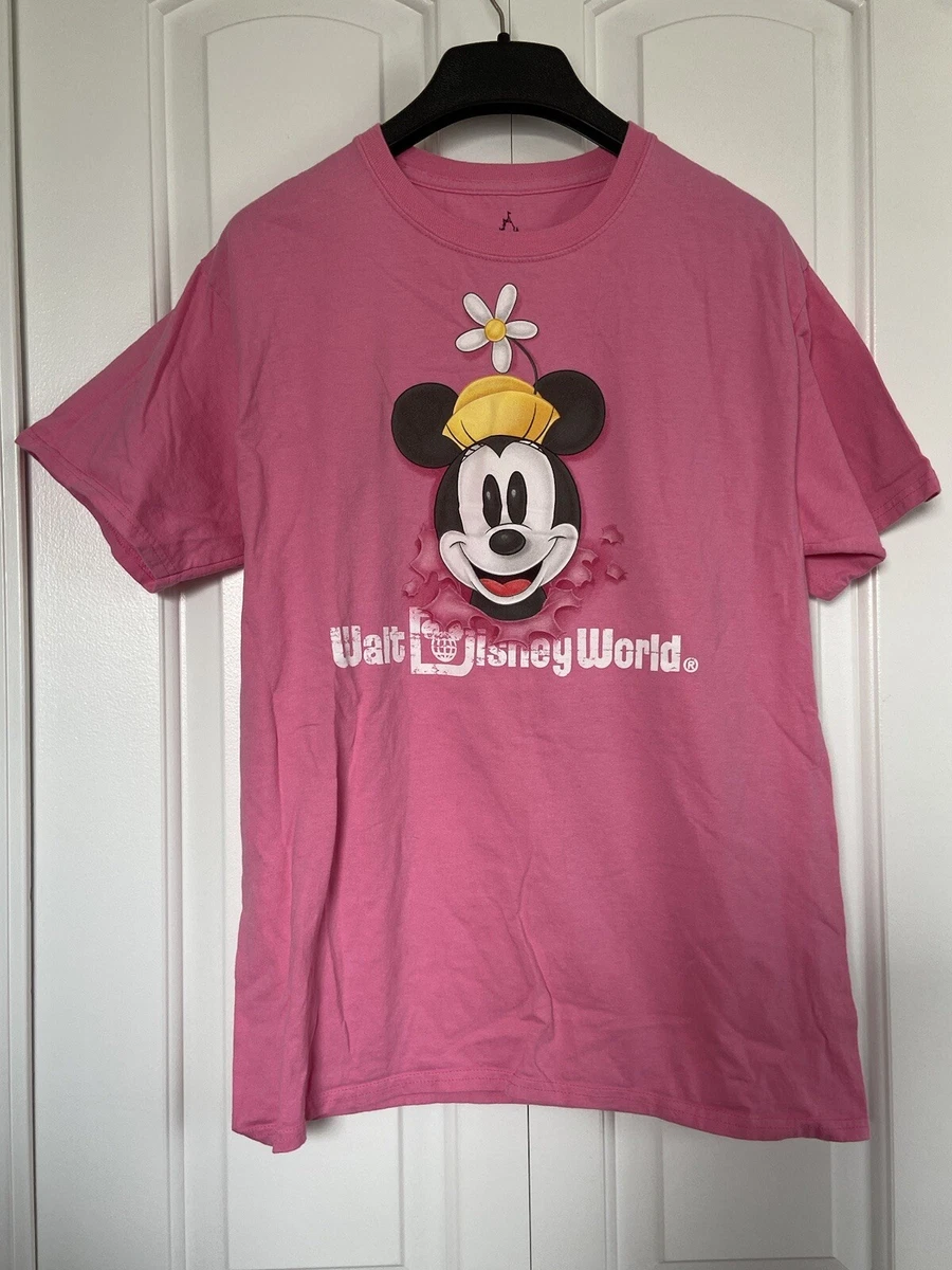 Minnie mouse sales pink shirt