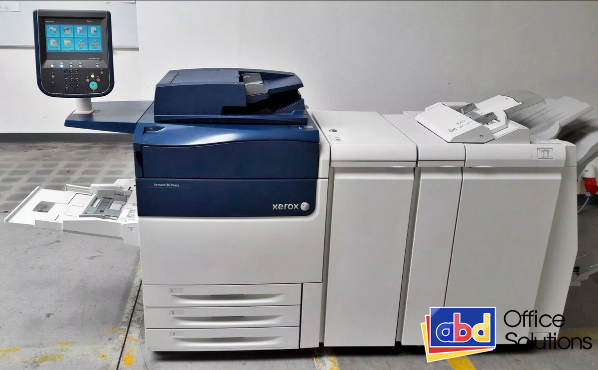 Xerox Versant 80 Press Bypass Booklet Finisher Integrated Fiery