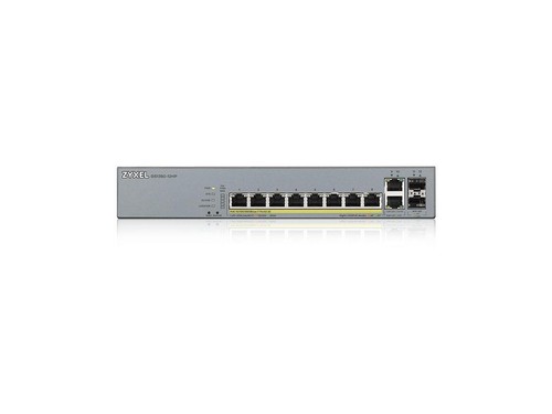 ZyXEL 8-port GbE Smart Managed PoE Switch with GbE Uplink - Picture 2 of 9