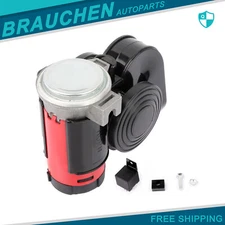 12V 130DB For Motorcycle Car Truck SUV Electric Dual Tone Compact Air Horn Kit