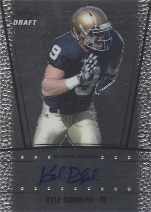 2011 Leaf Metal Draft Kyle Rudolph #RC-KR1 - 1 of 2