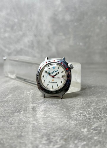Vintage Soviet watch VOSTOK 2409. KOMANDIRSKIE. Airplan. Made in USSR-Serv- - Picture 7 of 17