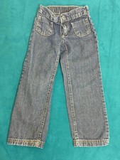 Faded Glory Little Girl's Size 5 Jeans Front Pockets Medium Wash
