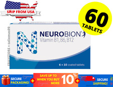 Neurobion Vitamin B1, B6, B12 Nerve Relief Numbness  Tingling 60's SHIP FROM US