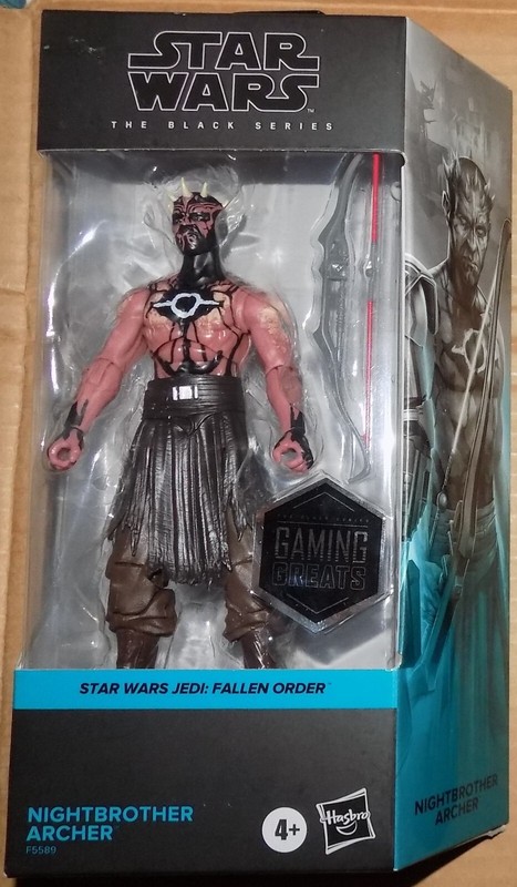 NIGHTBROTHER ARCHER FROM STAR WARS JEDI: FALLEN ORDER GAMING GREATS BLACK SERIES