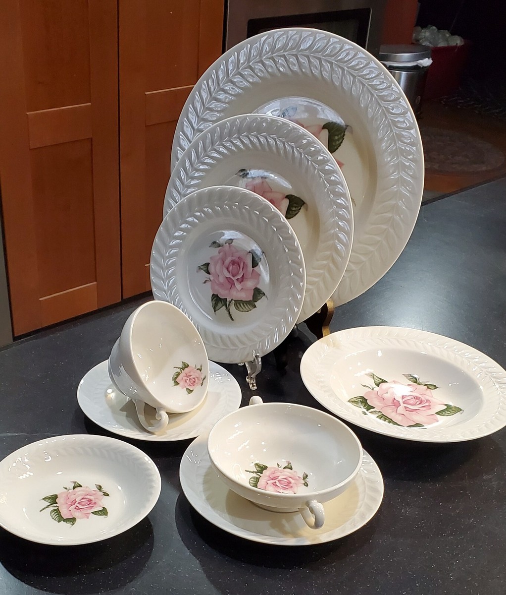 VTG THEODORE HAVILAND OF NEW YORK 9 PIECE PLACE SETTING | eBay