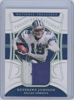 2021 Panini National Treasures Keyshawn Johnson #TP-KJ 3/25