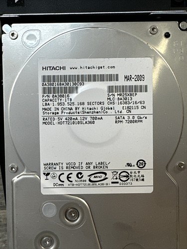 BUFFALO 4-BAY NAS DRIVE LS-Q4.0TL/R5-R (X4) HDD 1TB (NO POWER CORD) L81 - Picture 7 of 7