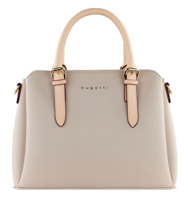 bugatti Ella Bowling Bag M Handtasche Umhängetasche Tasche Beige beige Neu