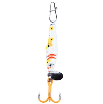 Clam Pinhead Pro 1/4 oz - Glow Koi - #8 Treble Hook Ice Jig