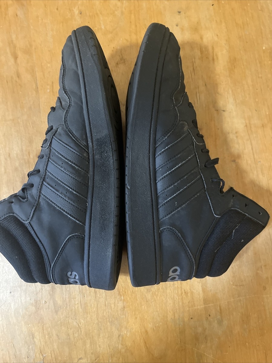 Adidas Hoops 2.0 Mid Mens Size 11 Basketball Shoes Athletic Gym Sneakers FV7229‎ Adidas Mens Hoops 2.0 Mid FV7229 Black / Black Basketball  main image 3