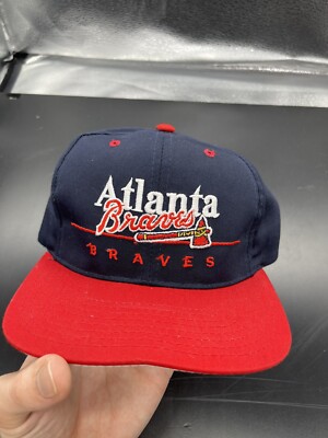 Atlanta Braves Twins Enterprise スナップバック Vintage 90's Atlanta Braves Twins Enterprise Snapback Hat