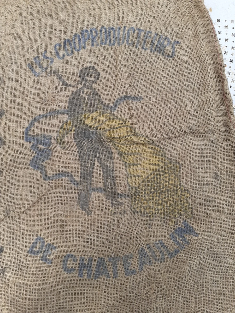 Sac a grain toile de shop jute