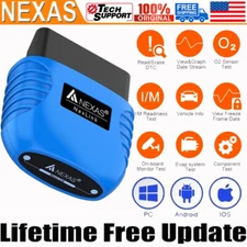 NEXAS 12V Bluetooth OBD2 Scanner Wireless Motorcycle Code Reader For Android IOS