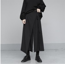Japanese Street Style Women's Casual Wide Leg culottes Pants Loose Trousers