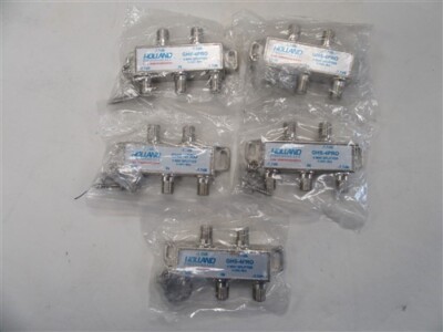 HOLLAND HIGH SHIELD ANTENNA SPLITTER / COMBINER - 4 WAY GHS-4PRO ( SET OF 5 ) 