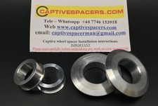 CBR600RR  2007 - 2024 Supersport Captive wheel Spacers. Silver