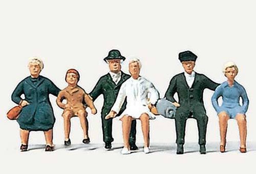 Figuras Merten TT (0865): Viajeros, sentados, 2 grupos | Zustand: Neu