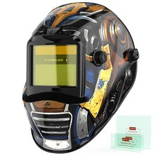 YESWELDER Auto Darkening Welding Helmet True Color Solar3.5-13 Shade TIG/MIG/ARC