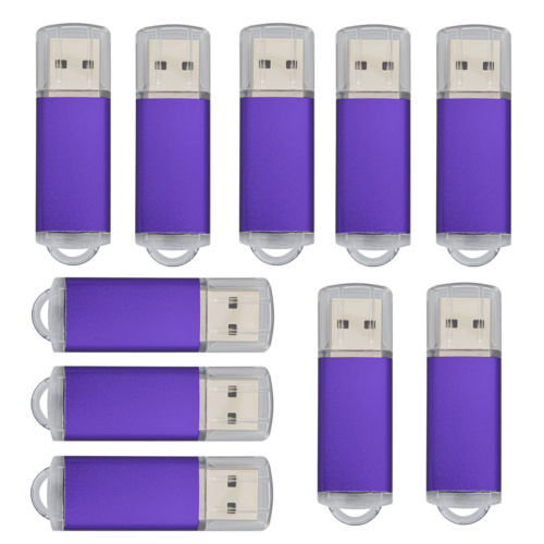 10 piezas/lote Memoria USB en blanco rectangular 1GB 2GB 4GB 8GB 32GB, imagen 7