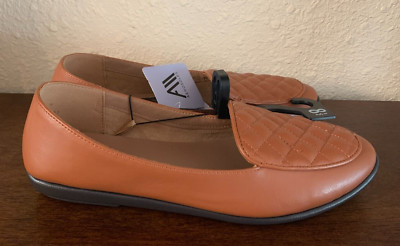 Aerosoles Women's Julia Cognac Genuine Leather Brown Size 11 M