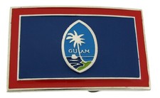 Guam Flag Belt Buckle Western Cowboy Rodeo Style New Guamerican Men Women Style
