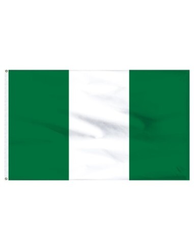 Nigeria 2' x 3' Innenbereich Polyester Flagge - Bild 1 von 1