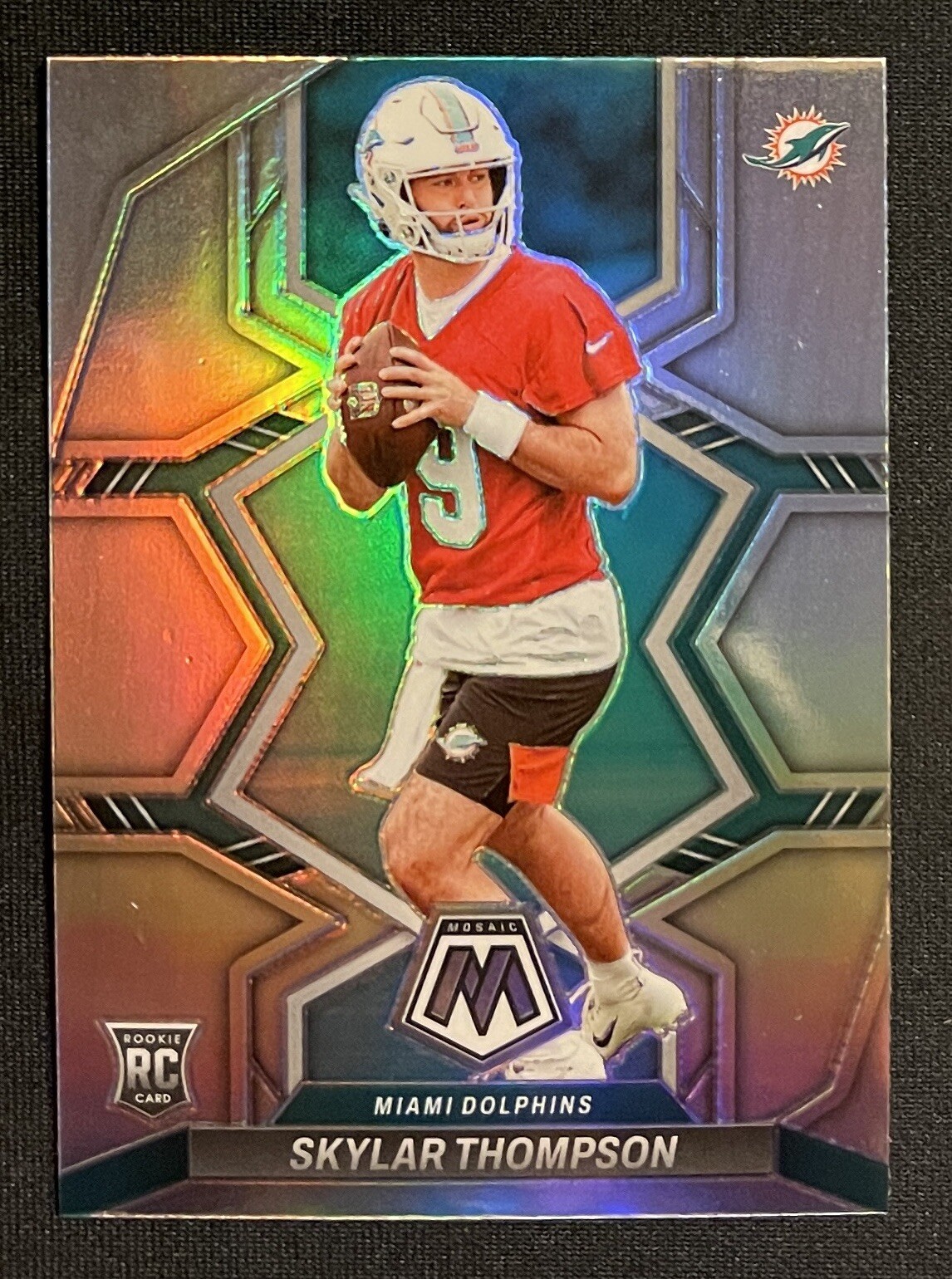 2022 Panini Mosaic Skylar Thompson #366 Silver Prizm Rookie RC