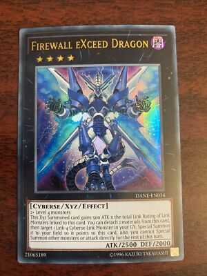 Firewall eXceed Dragon (DANE-EN036) - Ultra Rare - 1st Edition
